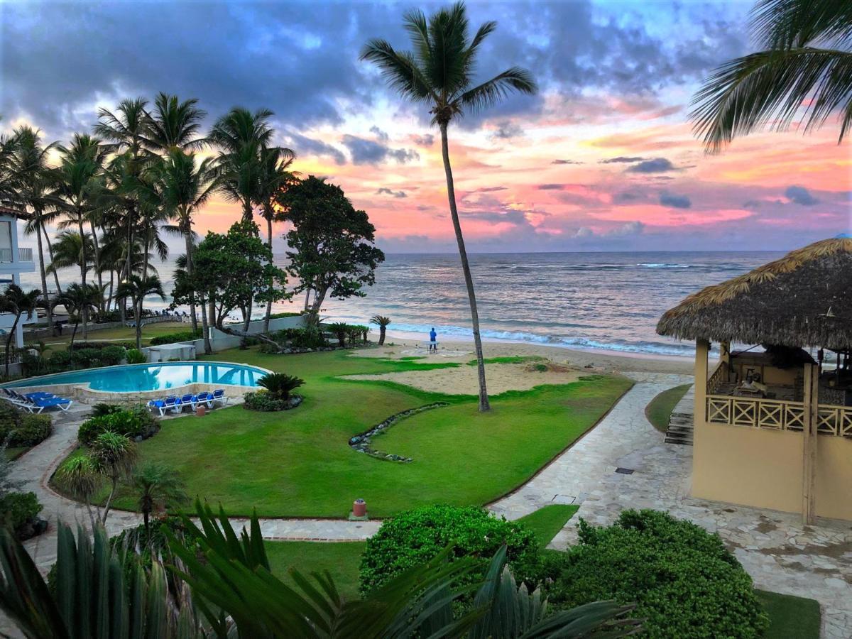 Agualina Kite Hotel Oceanfront Apartments Cabarete Bagian luar foto